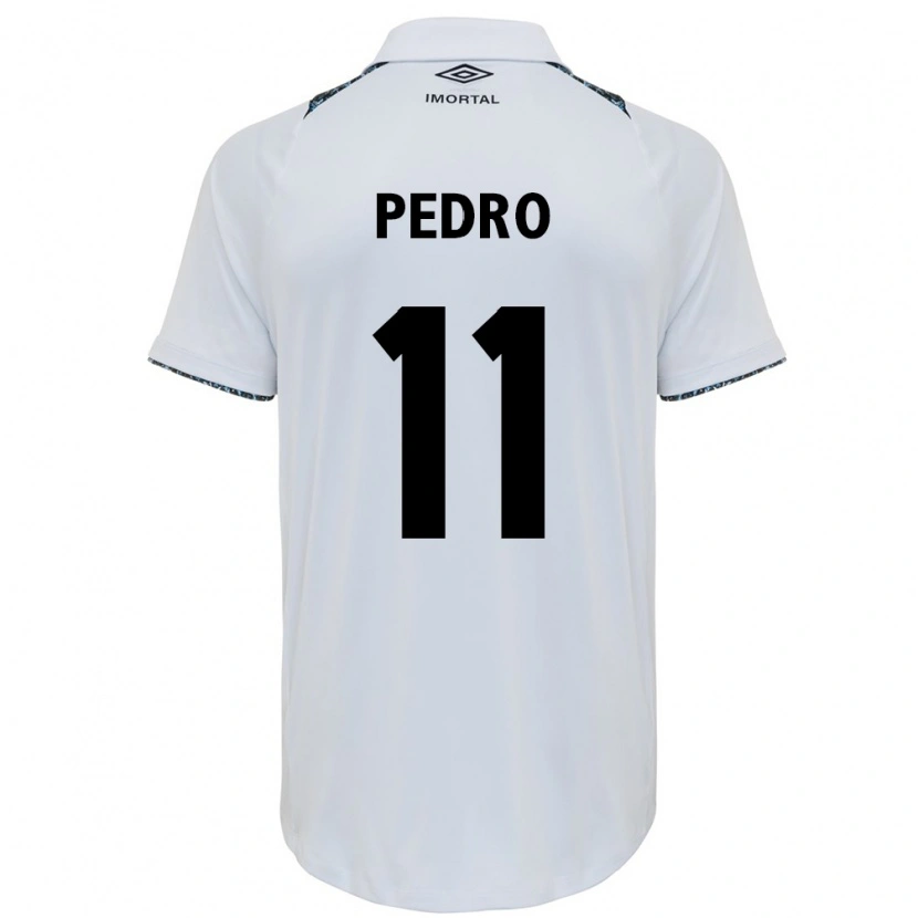 Danxen Homem Camisola João Pedro #11 Branco Azul Alternativa 2025/26 Camisa