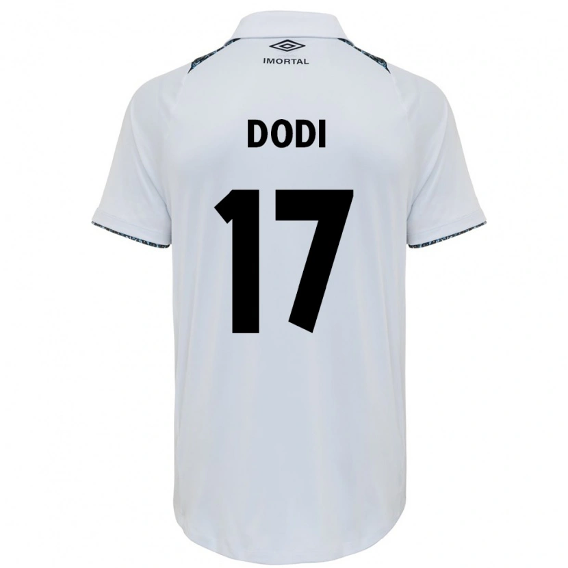 Danxen Homem Camisola Dodi #17 Branco Azul Alternativa 2025/26 Camisa