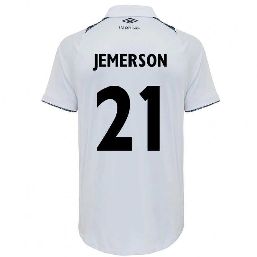 Danxen Homem Camisola Jemerson #21 Branco Azul Alternativa 2025/26 Camisa