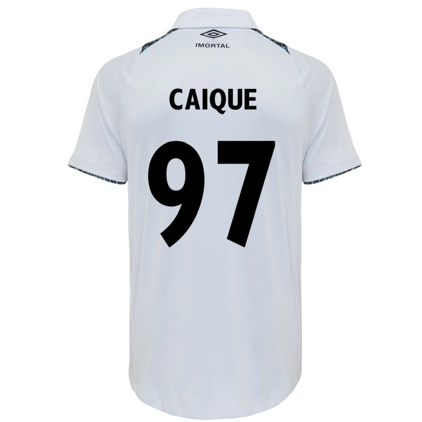 Danxen Homem Camisola Caíque #97 Branco Azul Alternativa 2025/26 Camisa