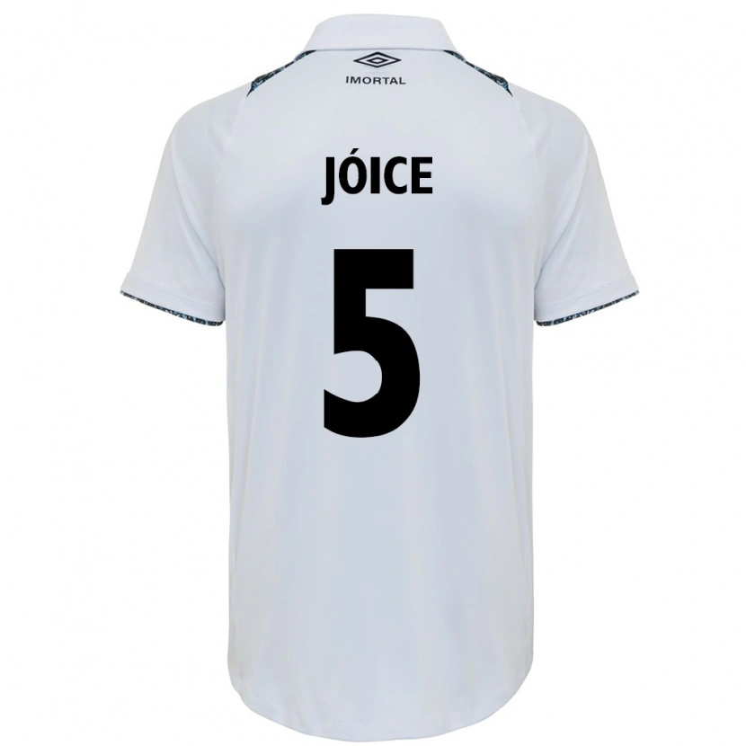 Danxen Homem Camisola Jóice #5 Branco Azul Alternativa 2025/26 Camisa
