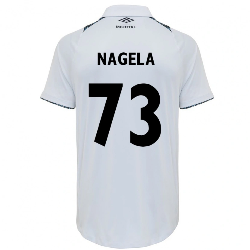 Danxen Homem Camisola Nágela #73 Branco Azul Alternativa 2025/26 Camisa