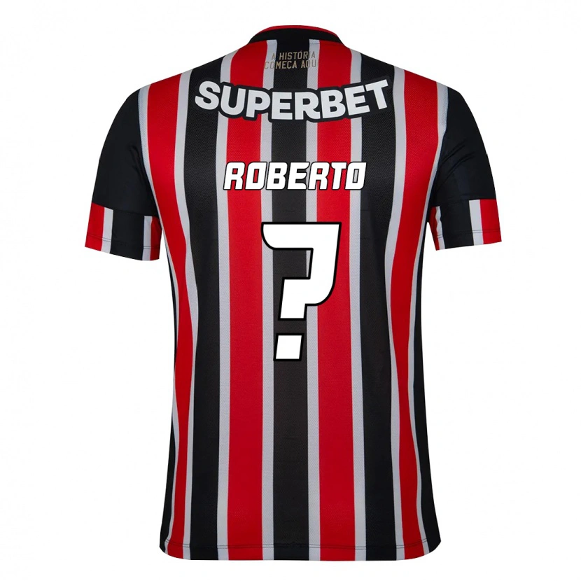 Danxen Homem Camisola Roberto Teixeira #0 Preto Vermelho Alternativa 2025/26 Camisa