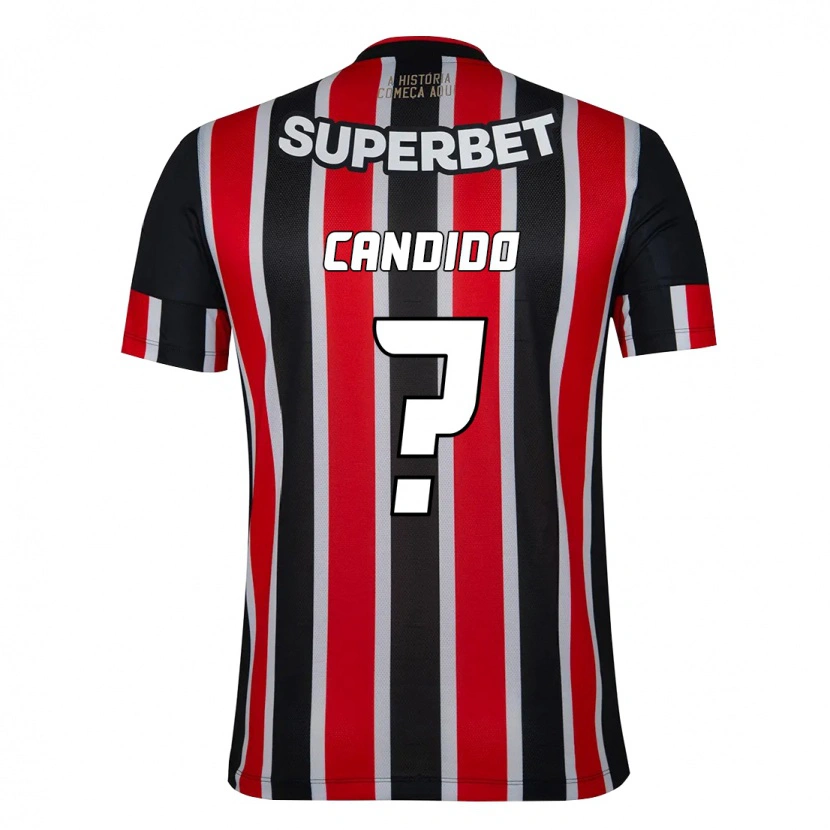 Danxen Homem Camisola Angelo Candido #0 Preto Vermelho Alternativa 2025/26 Camisa