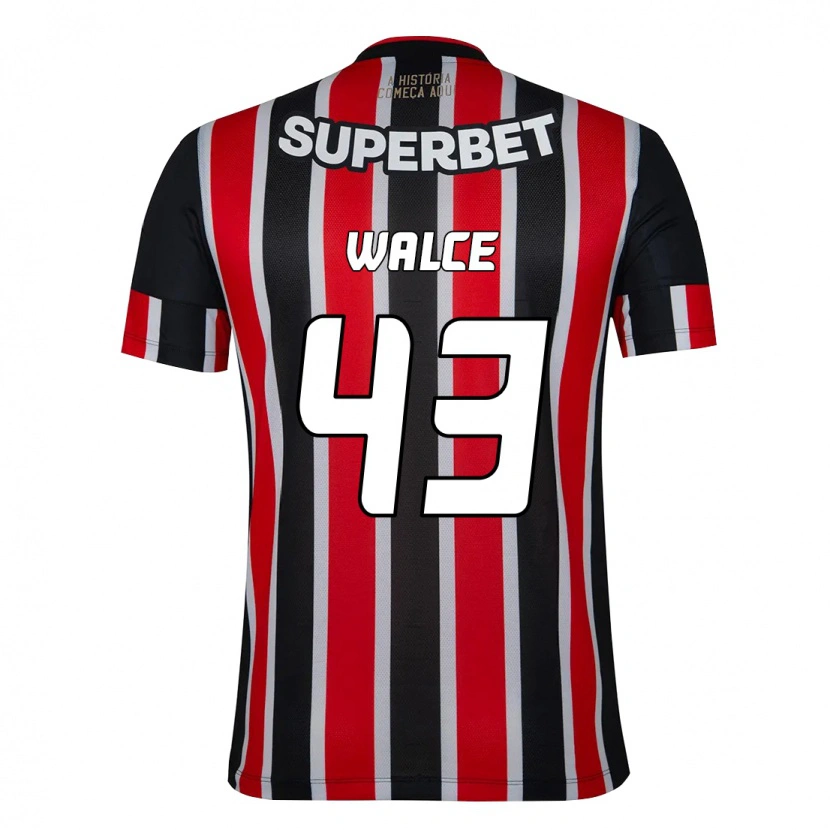 Danxen Homem Camisola Walce #43 Preto Vermelho Alternativa 2025/26 Camisa