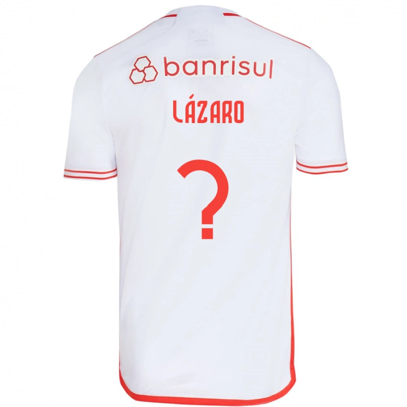 Danxen Homem Camisola Lázaro #0 Branco Vermelho Alternativa 2025/26 Camisa