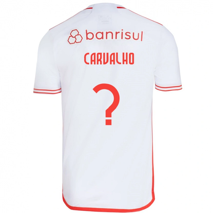Danxen Homem Camisola Eduardo Carvalho #0 Branco Vermelho Alternativa 2025/26 Camisa