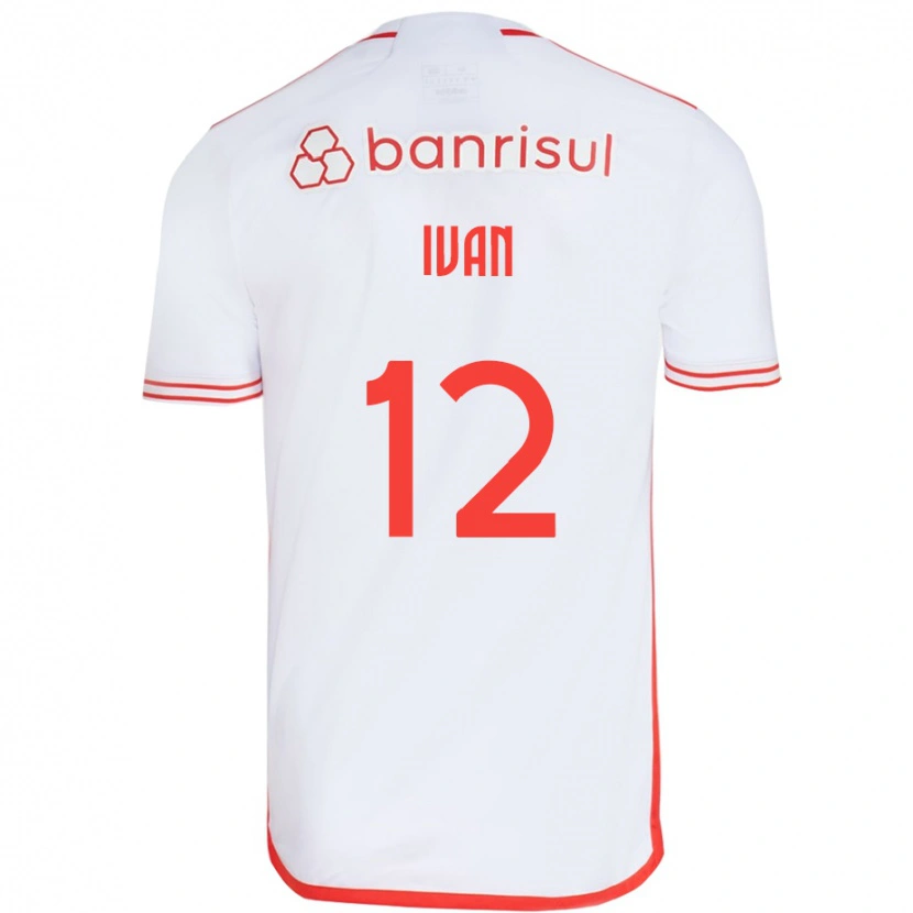 Danxen Homem Camisola Ivan #12 Branco Vermelho Alternativa 2025/26 Camisa