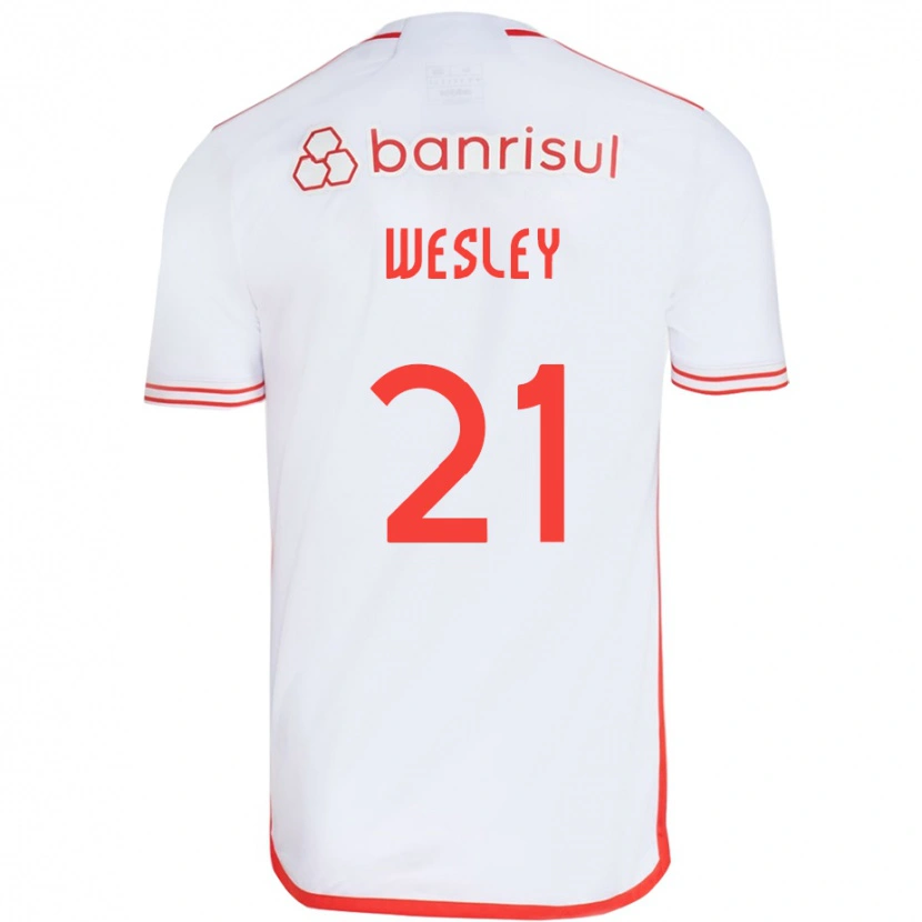 Danxen Homem Camisola Wesley #21 Branco Vermelho Alternativa 2025/26 Camisa