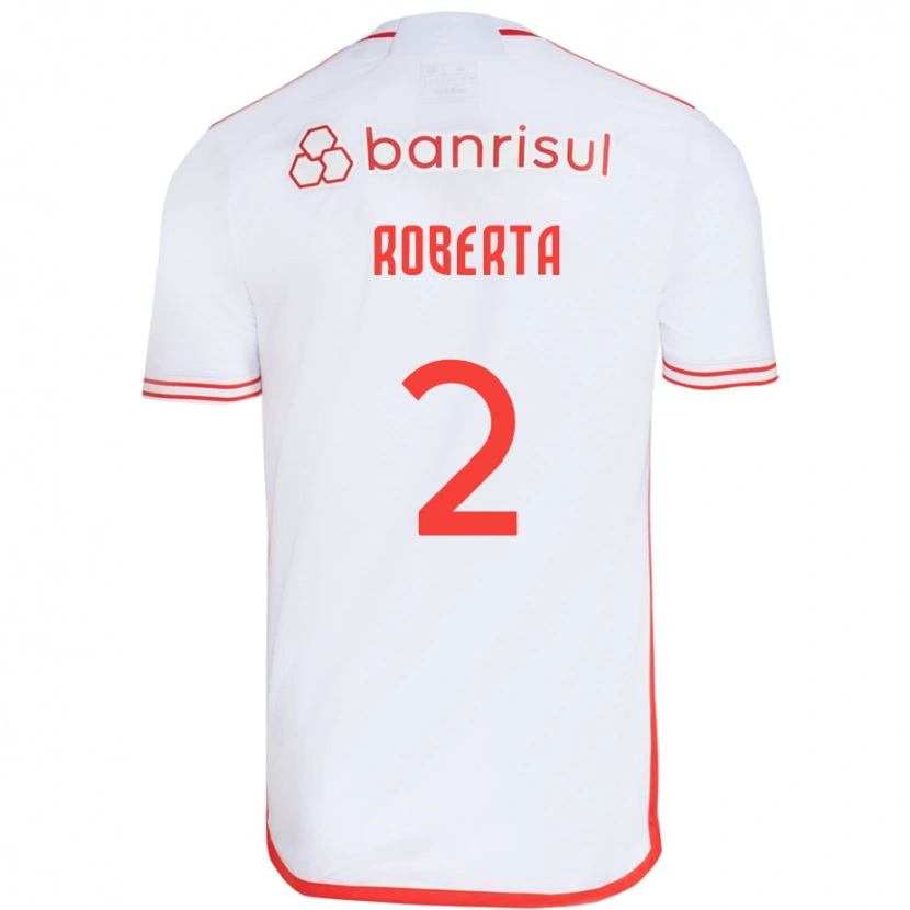 Danxen Homem Camisola Roberta #2 Branco Vermelho Alternativa 2025/26 Camisa