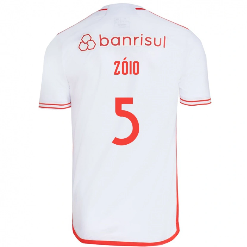 Danxen Homem Camisola Zóio #5 Branco Vermelho Alternativa 2025/26 Camisa