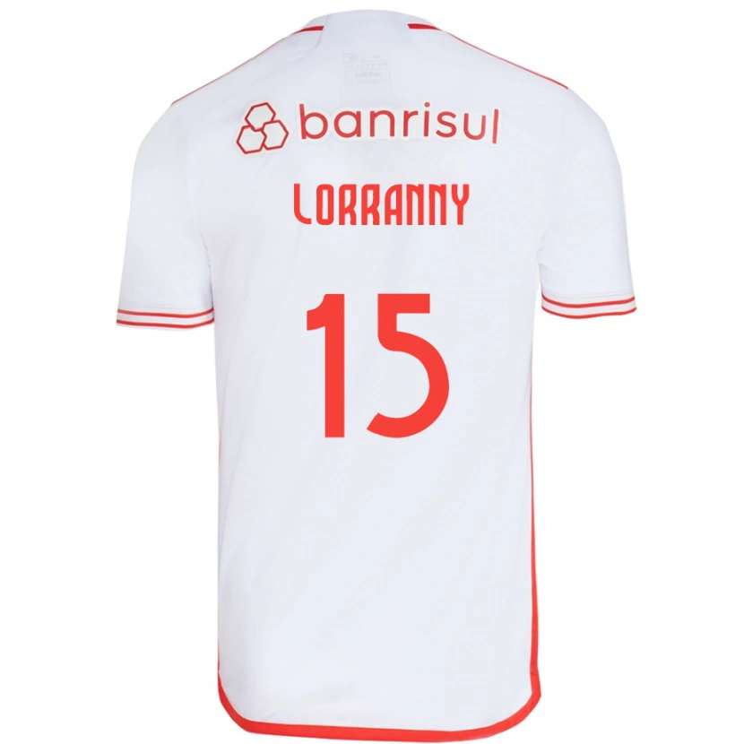Danxen Homem Camisola Lorranny #15 Branco Vermelho Alternativa 2025/26 Camisa