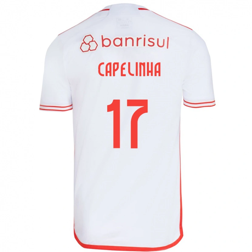 Danxen Homem Camisola Capelinha #17 Branco Vermelho Alternativa 2025/26 Camisa