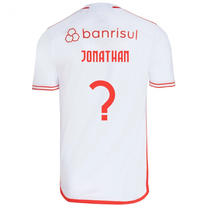 Danxen Homem Camisola Jonathan #0 Branco Vermelho Alternativa 2025/26 Camisa