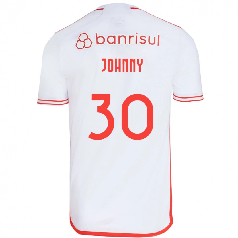 Danxen Homem Camisola Johnny #30 Branco Vermelho Alternativa 2025/26 Camisa