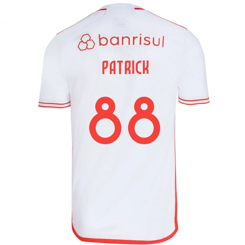 Danxen Homem Camisola Patrick #88 Branco Vermelho Alternativa 2025/26 Camisa