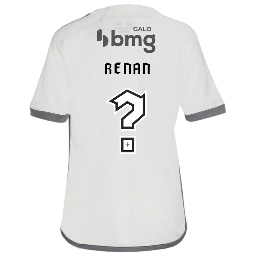 Danxen Homem Camisola Renan Santana #0 Branco Sujo Alternativa 2025/26 Camisa