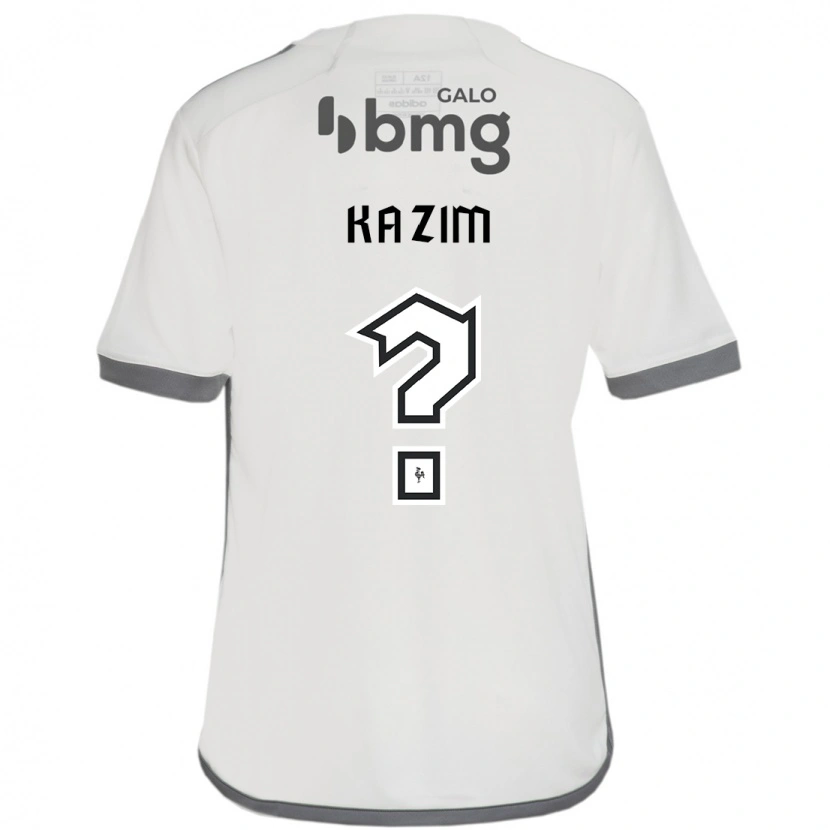 Danxen Homem Camisola Kazim #0 Branco Sujo Alternativa 2025/26 Camisa