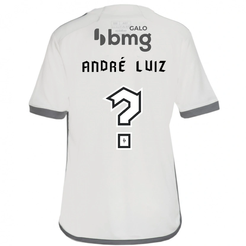 Danxen Homem Camisola André Luiz #0 Branco Sujo Alternativa 2025/26 Camisa