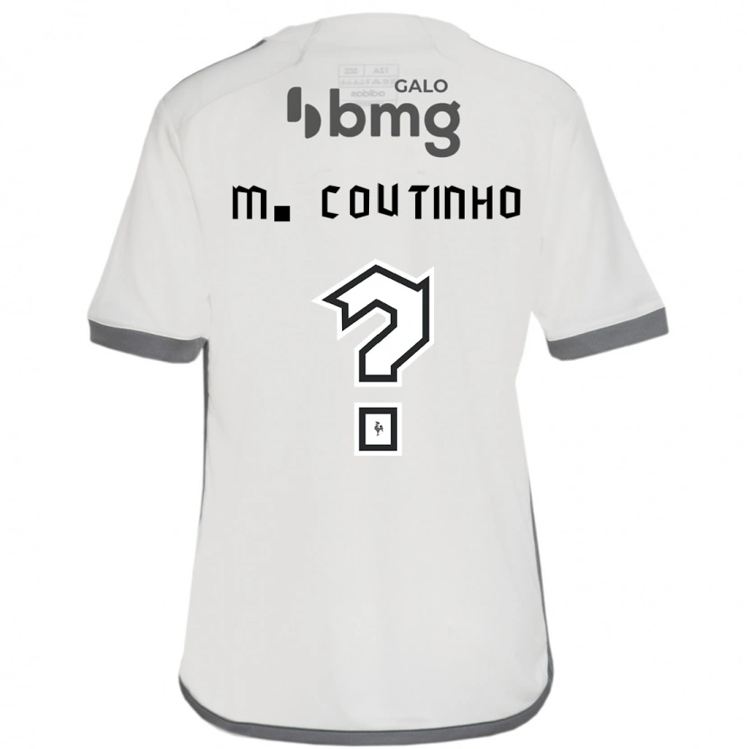 Danxen Homem Camisola Murilo Coutinho #0 Branco Sujo Alternativa 2025/26 Camisa