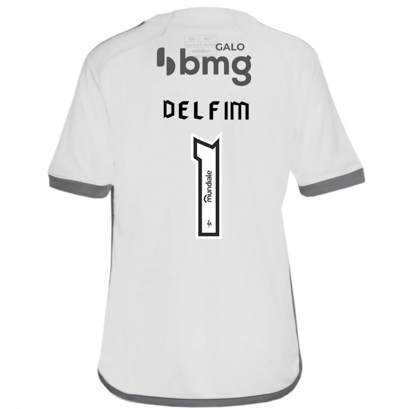 Danxen Homem Camisola Gabriel Delfim #1 Branco Sujo Alternativa 2025/26 Camisa