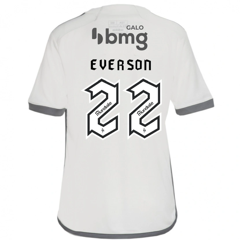 Danxen Homem Camisola Everson #22 Branco Sujo Alternativa 2025/26 Camisa