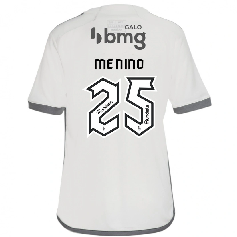 Danxen Homem Camisola Gabriel Menino #25 Branco Sujo Alternativa 2025/26 Camisa