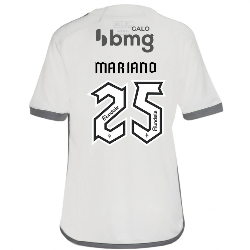 Danxen Homem Camisola Mariano #25 Branco Sujo Alternativa 2025/26 Camisa