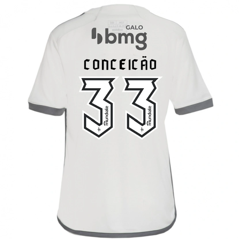Danxen Homem Camisola Robert Conceição #33 Branco Sujo Alternativa 2025/26 Camisa
