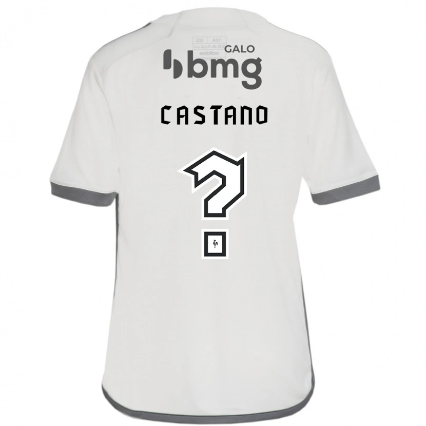 Danxen Homem Camisola Stefany Castaño #0 Branco Sujo Alternativa 2025/26 Camisa