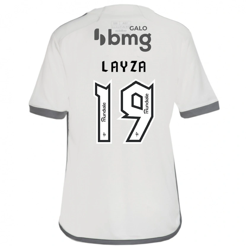 Danxen Homem Camisola Layza #19 Branco Sujo Alternativa 2025/26 Camisa
