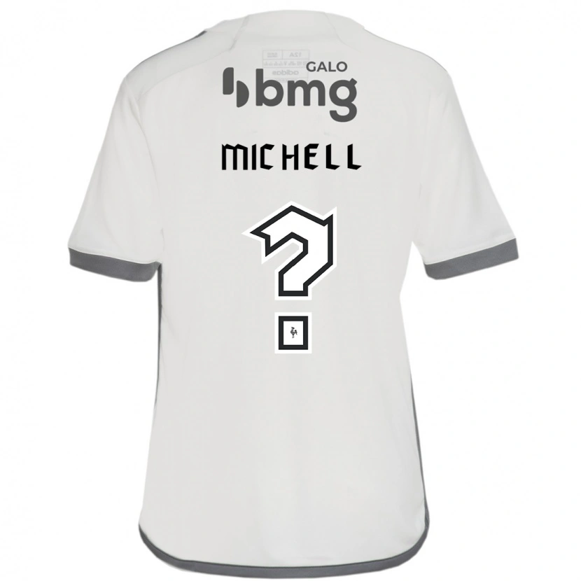 Danxen Homem Camisola Victor Michell #0 Branco Sujo Alternativa 2025/26 Camisa
