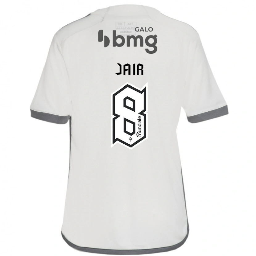 Danxen Homem Camisola Jair #8 Branco Sujo Alternativa 2025/26 Camisa