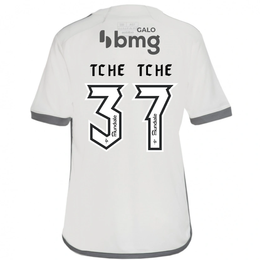 Danxen Homem Camisola Tche Tche #37 Branco Sujo Alternativa 2025/26 Camisa
