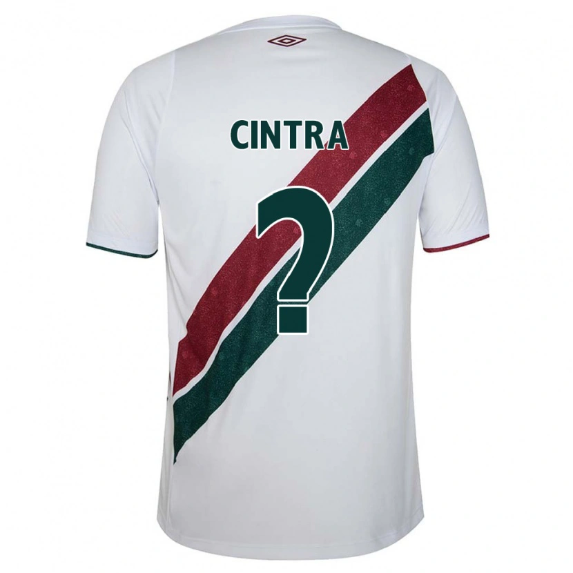 Danxen Homem Camisola Gustavo Cintra #0 Branco Verde Bordô Alternativa 2025/26 Camisa