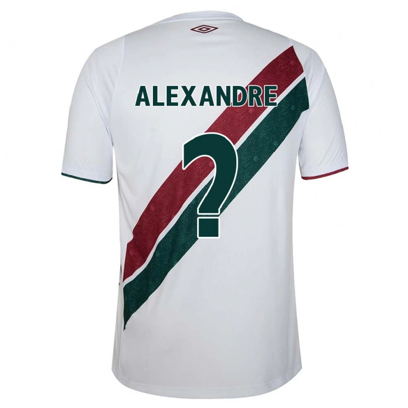 Danxen Homem Camisola Alexandre #0 Branco Verde Bordô Alternativa 2025/26 Camisa