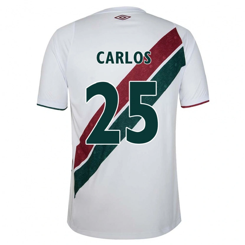 Danxen Homem Camisola Antônio Carlos #25 Branco Verde Bordô Alternativa 2025/26 Camisa