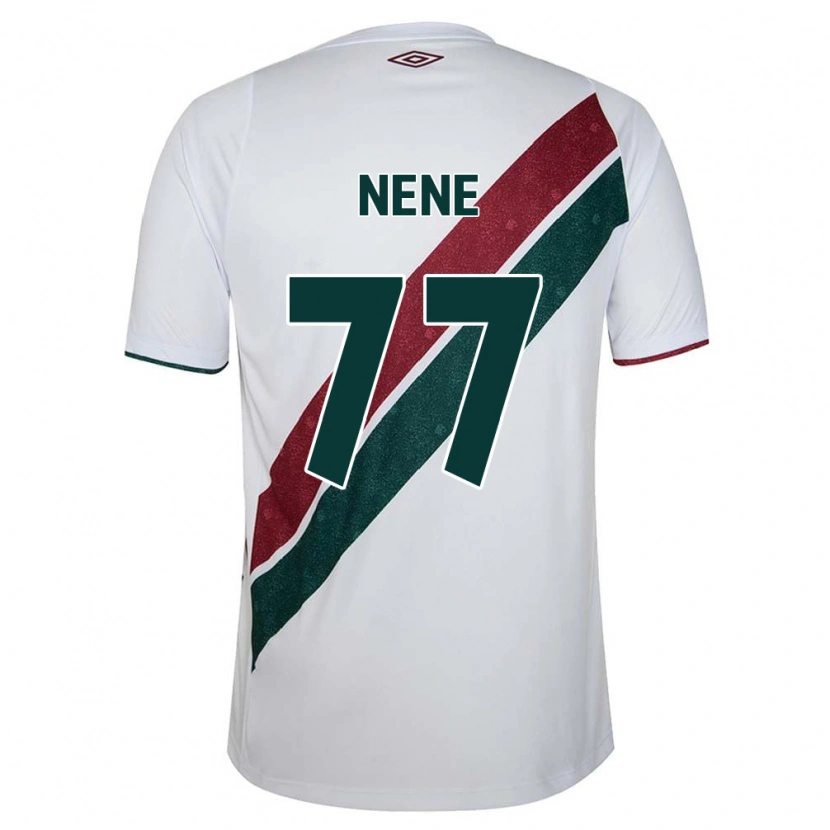 Danxen Homem Camisola Nene #77 Branco Verde Bordô Alternativa 2025/26 Camisa