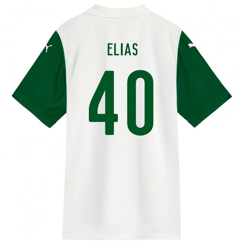 Danxen Homem Camisola Allan #40 Branco Verde Alternativa 2025/26 Camisa