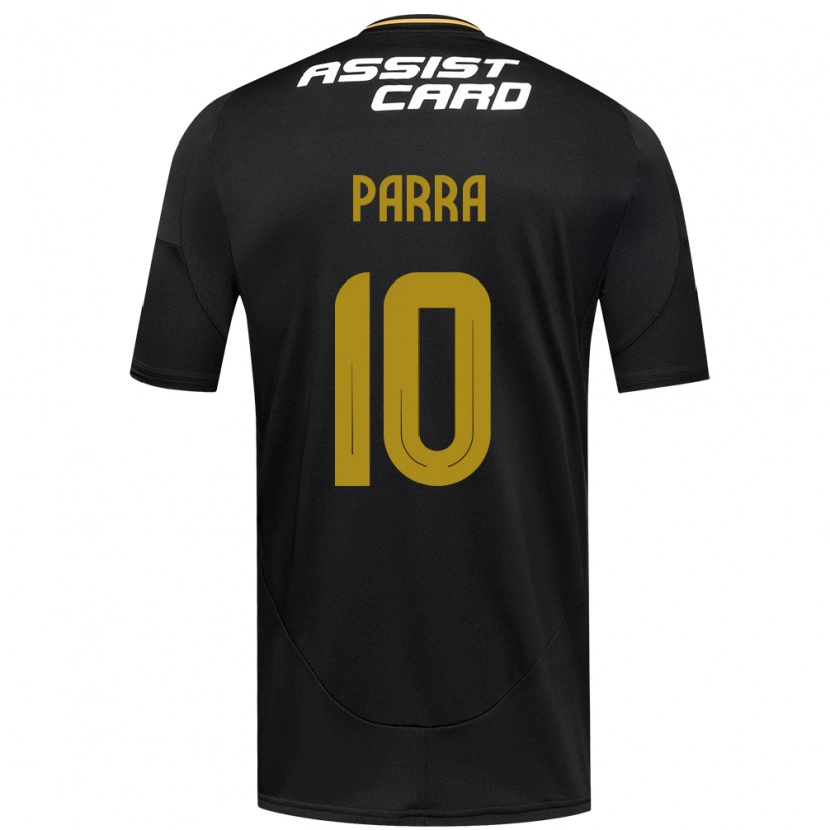 Danxen Homem Camisola Pablo Parra #10 Preto Branco Alternativa 2025/26 Camisa