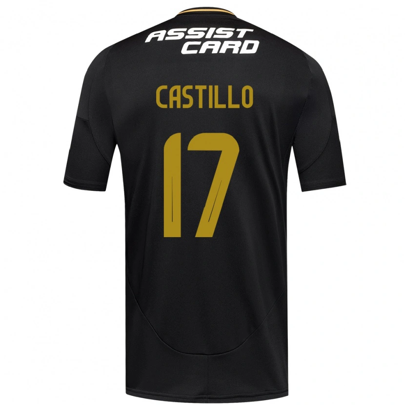 Danxen Homem Camisola Fabián Castillo #17 Preto Branco Alternativa 2025/26 Camisa