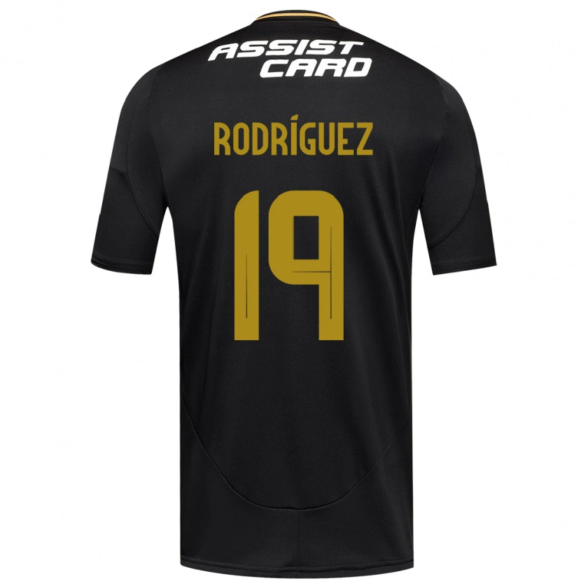 Danxen Homem Camisola Salomón Rodríguez #19 Preto Branco Alternativa 2025/26 Camisa