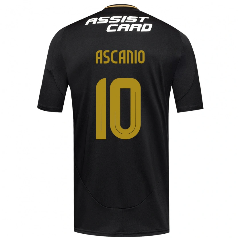 Danxen Homem Camisola Yusmery Ascanio #10 Preto Branco Alternativa 2025/26 Camisa