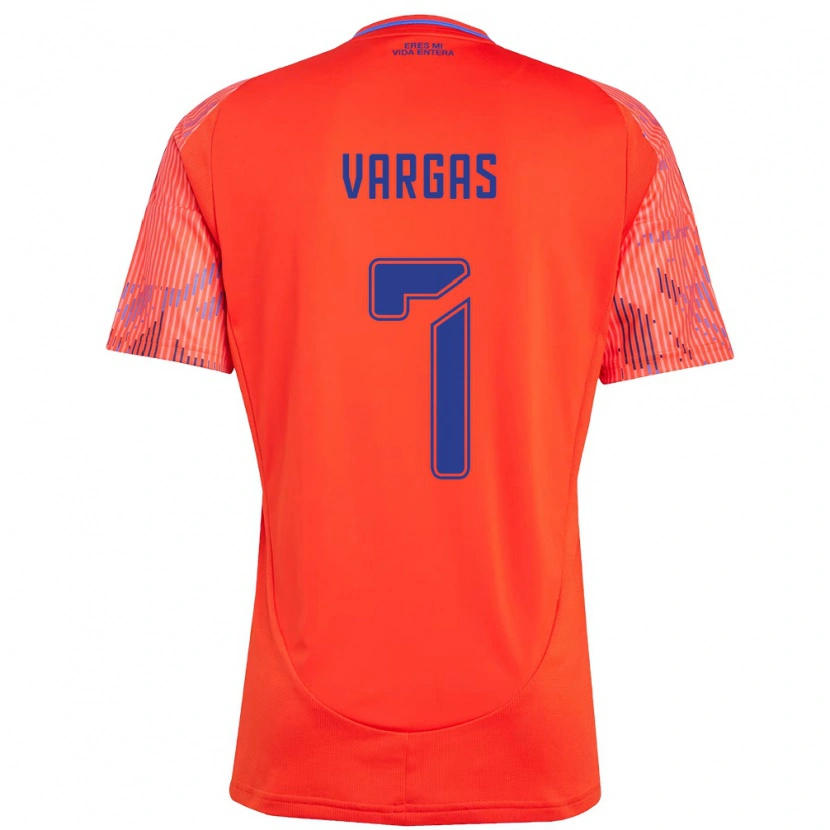 Danxen Homem Camisola Jeisson Vargas #7 Laranja Vermelho Alternativa 2025/26 Camisa