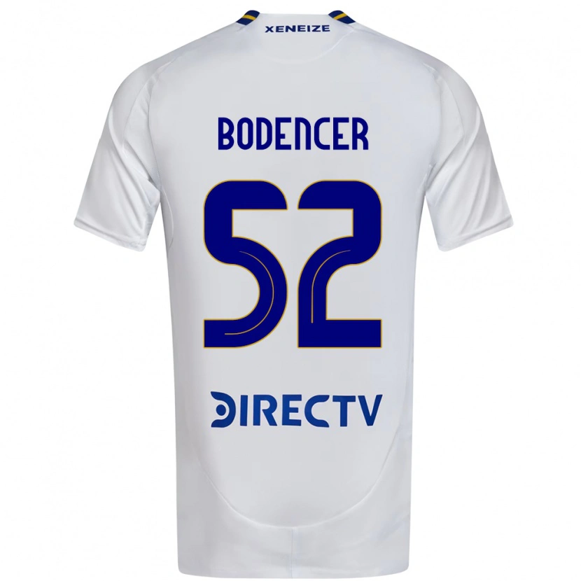 Danxen Homem Camisola Erik Bodencer #52 Branco Azul Alternativa 2025/26 Camisa