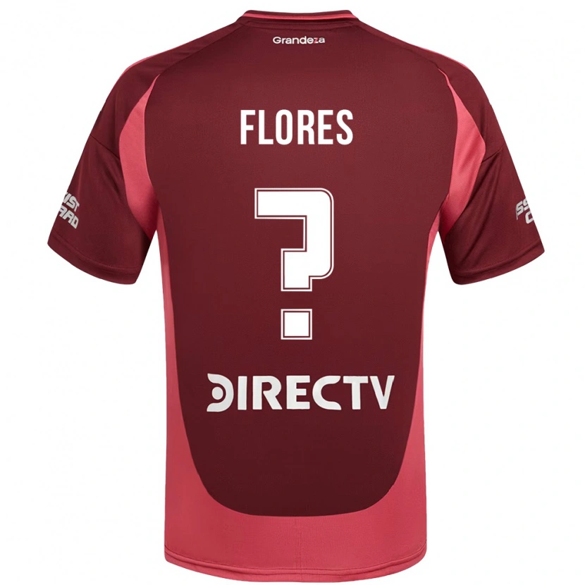 Danxen Homem Camisola Joaquín Flores #0 Bordô Magenta Alternativa 2025/26 Camisa