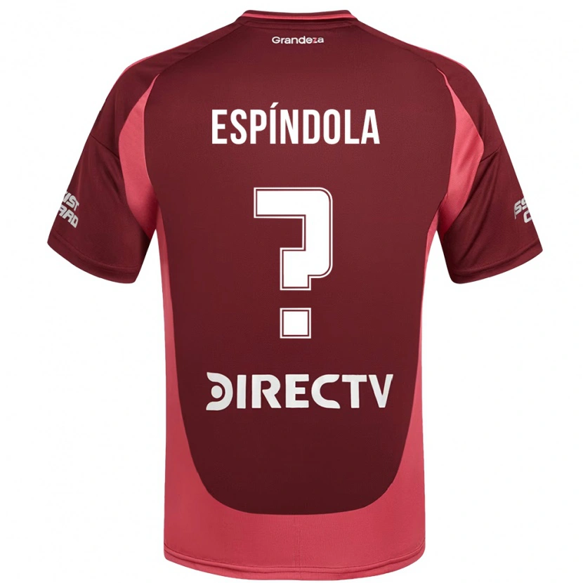 Danxen Homem Camisola Santiago Espíndola #0 Bordô Magenta Alternativa 2025/26 Camisa