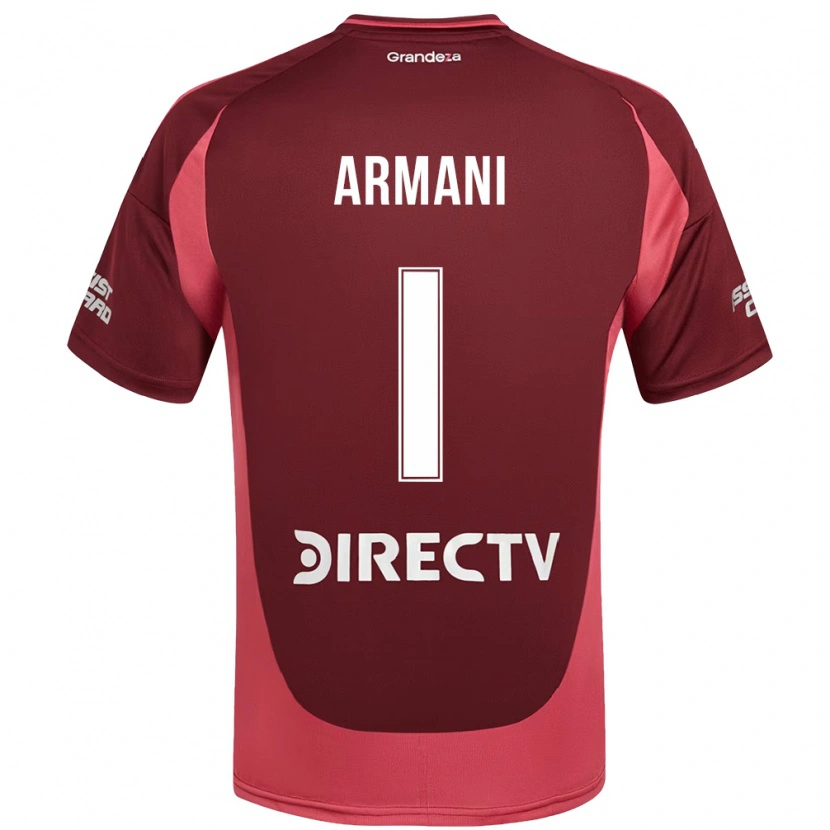 Danxen Homem Camisola Franco Armani #1 Bordô Magenta Alternativa 2025/26 Camisa
