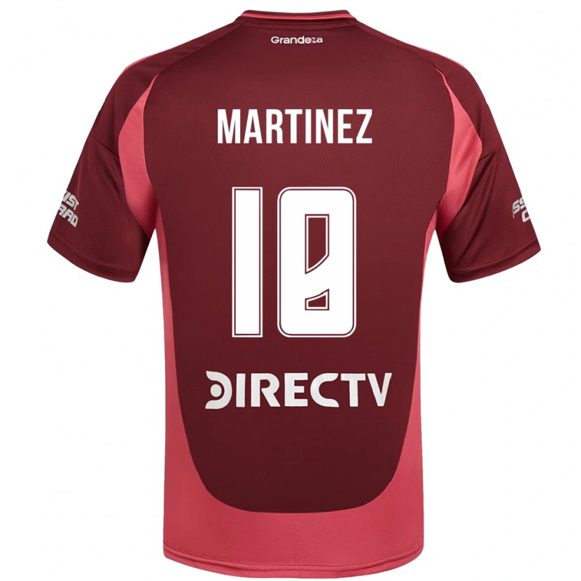 Danxen Homem Camisola Gonzalo Martínez #18 Bordô Magenta Alternativa 2025/26 Camisa