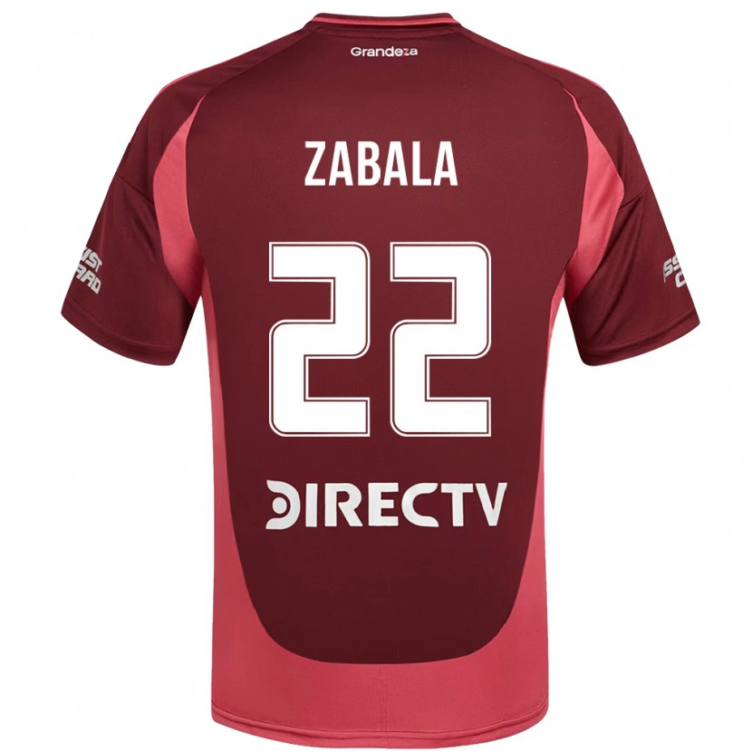Danxen Homem Camisola Daniel Zabala #22 Bordô Magenta Alternativa 2025/26 Camisa